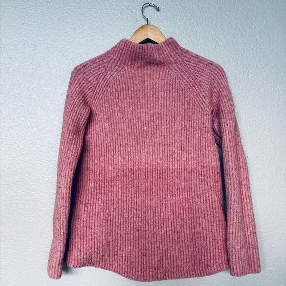 Madewell Thick Cozy Salmon Pink Sweater Top XS - Picture 3 of 4